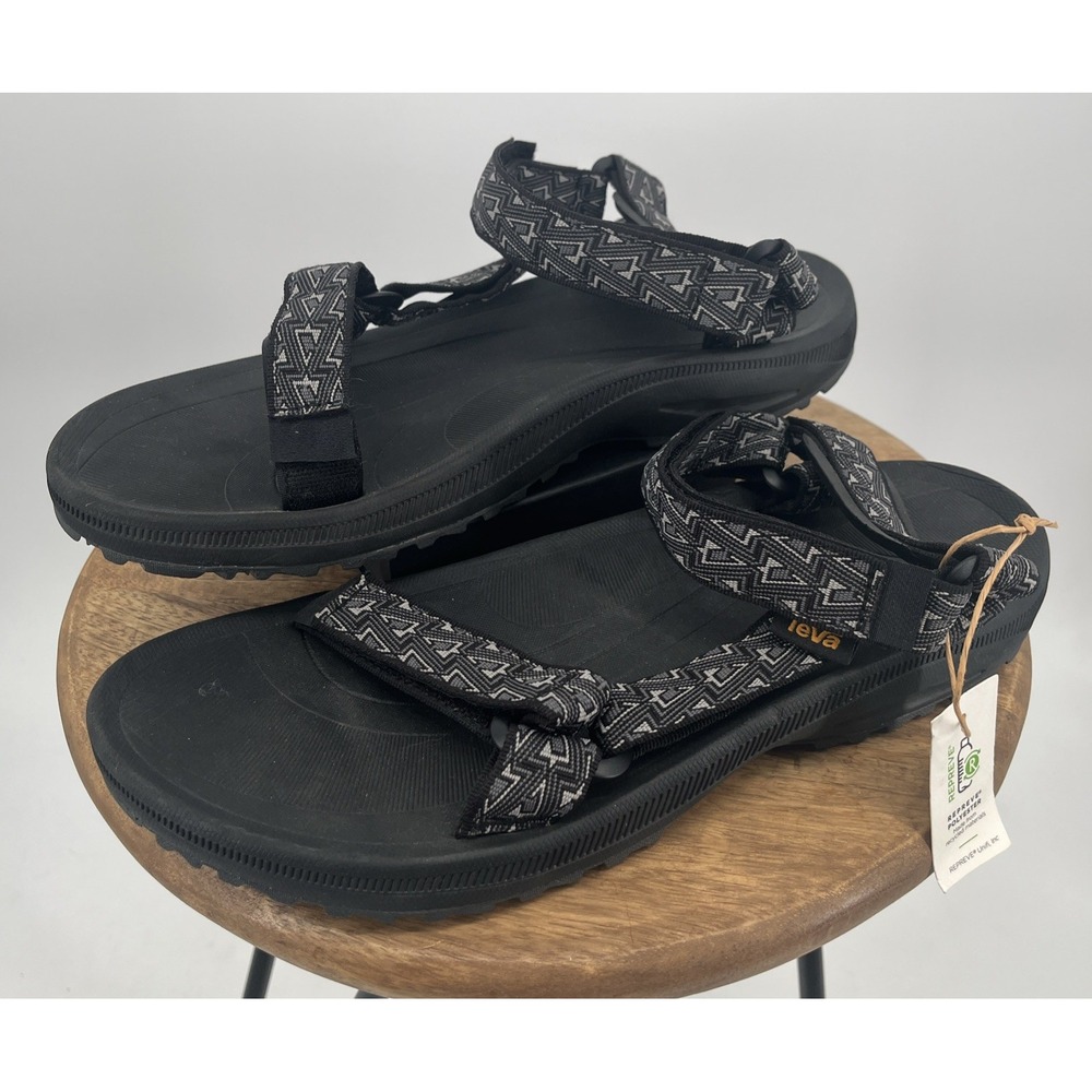Teva Winsted Black Grey Mens Sandal Strap 1017419 BMBLC Size 11